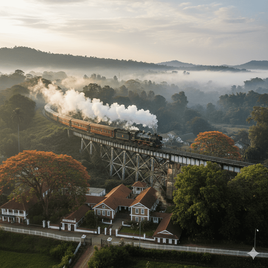 Scenic train journeys and historic rail-towns in Uganda